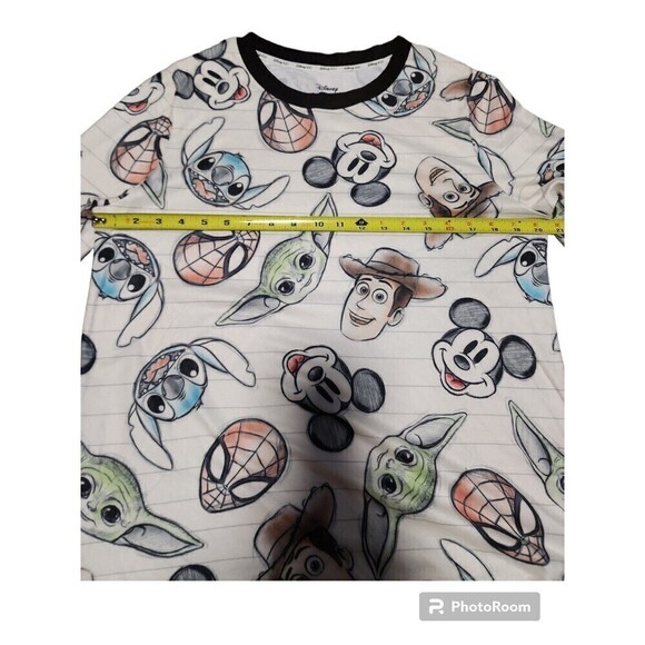 Disney 100 Character Mash Up TargetWomen's Family Pajamas Medium - Picture 4 of 11